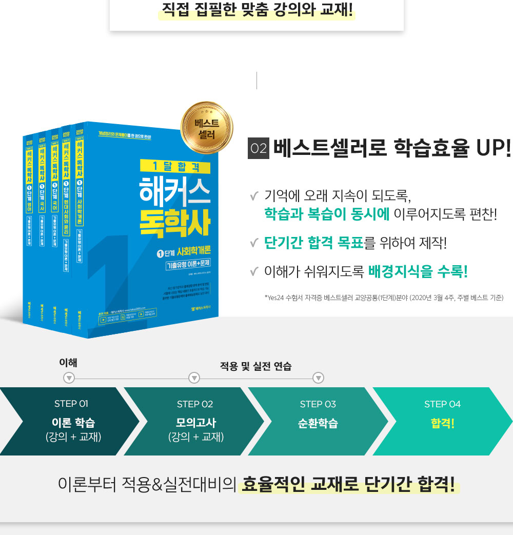 베스트셀러로 학습효율 UP